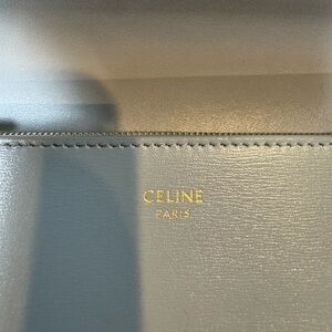 Celine Triomphe Large Flap Wallet in Shiny Calfskin