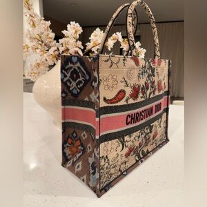 DIOR Large Floral Book Tote